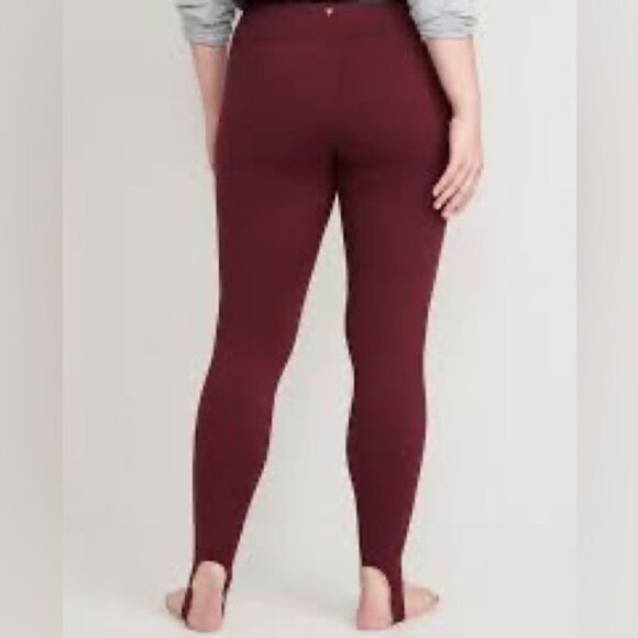 Old Navy Women High Waisted Cozecore Heathered Performance Stirrup Leggings XXL - Picture 4 of 10